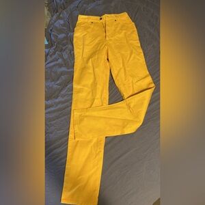VINTAGE Yellow women’s high rise jeans